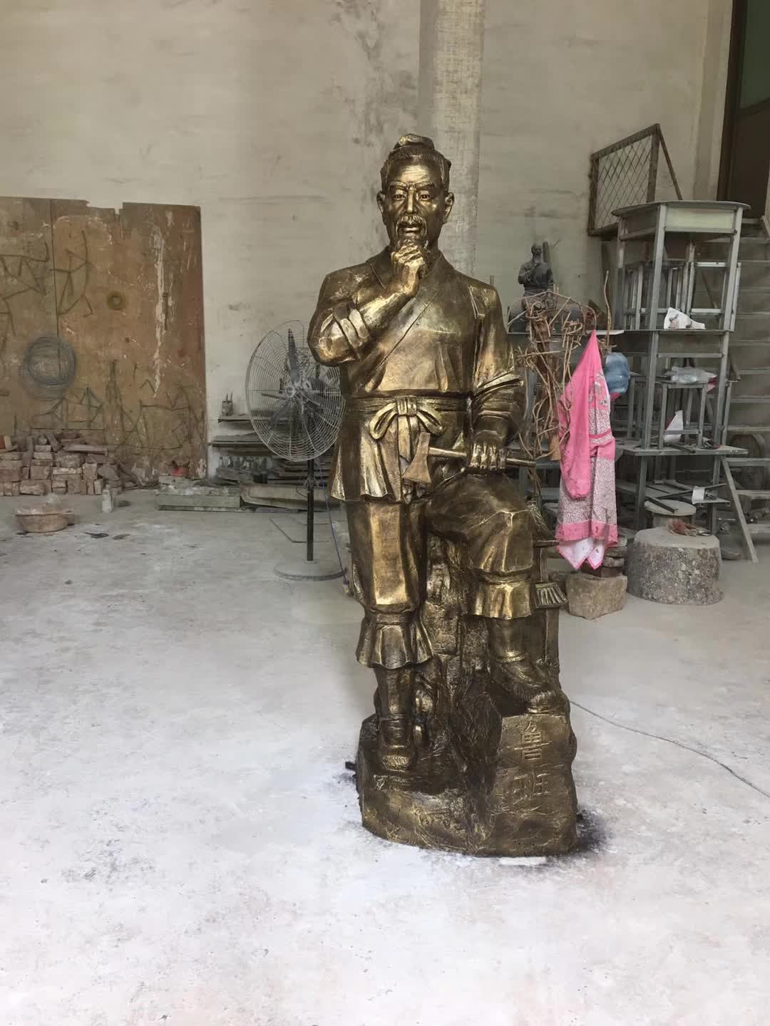 古代名匠鲁班人物铜雕