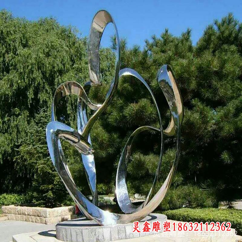 不锈钢抽象  公园景观雕塑