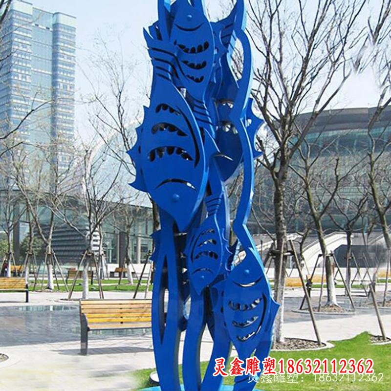 不锈钢彩色剪纸   公园景观雕塑