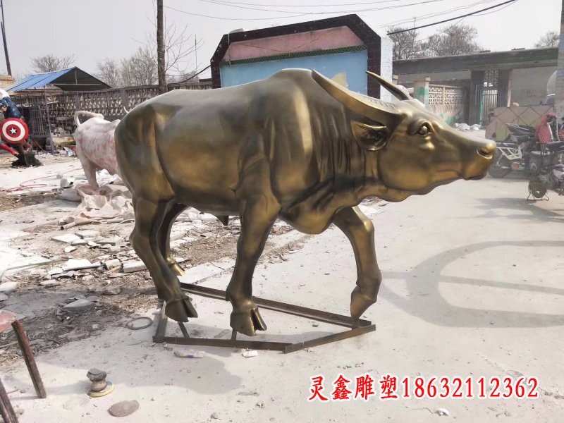 孺子牛铜雕
