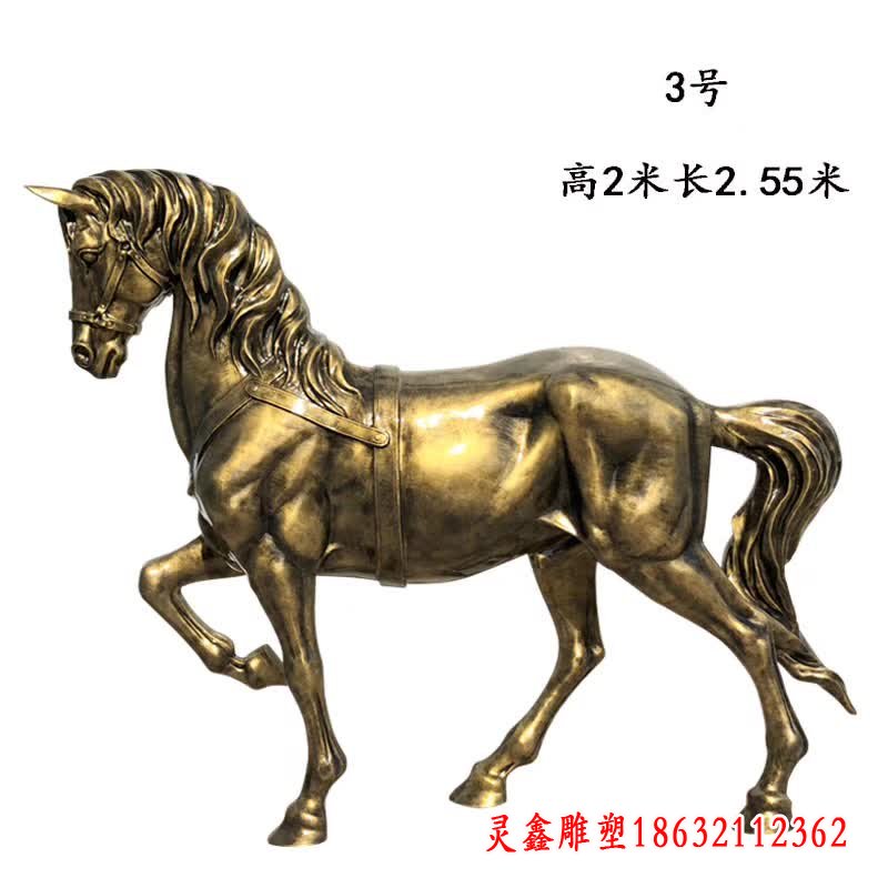 大型铜马雕塑