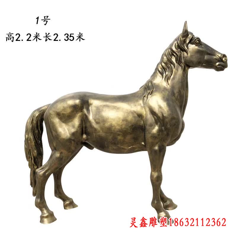 大型铜马雕塑