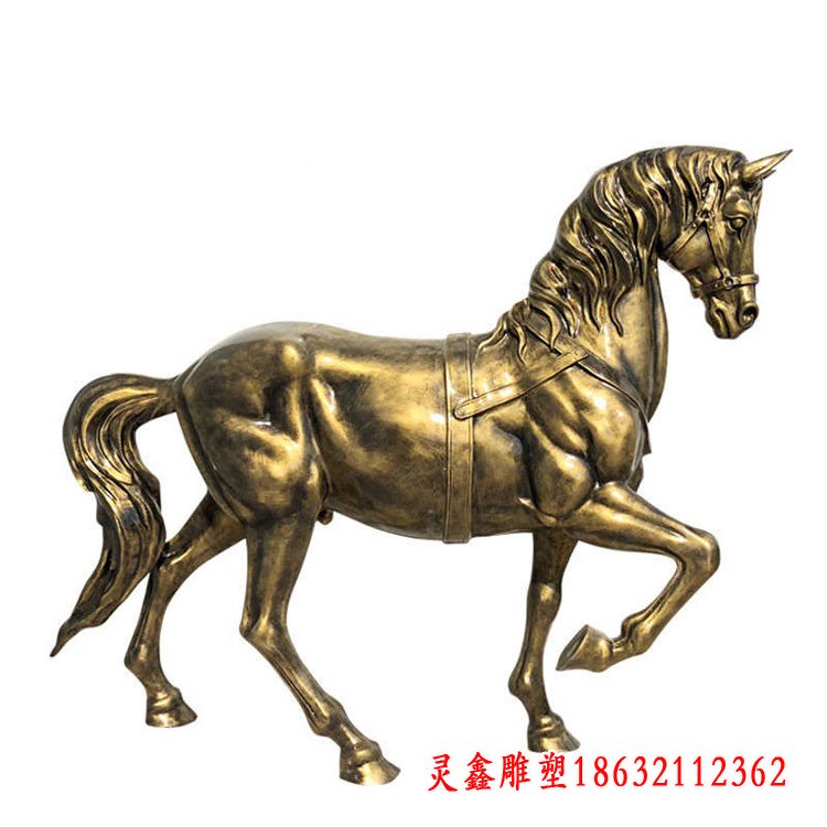 公园奔马铜雕