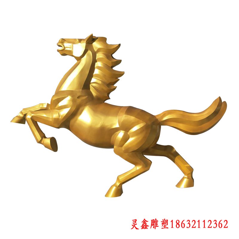 奔马动物铜雕