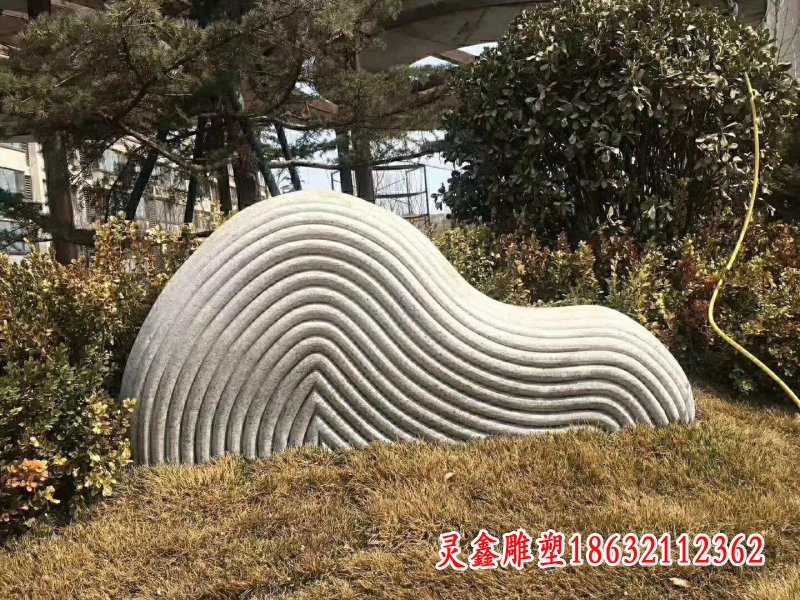大理石纹理假山雕塑
