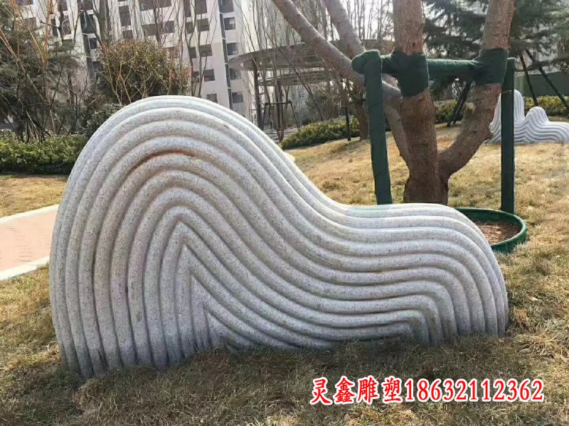 大理石纹理假山雕塑