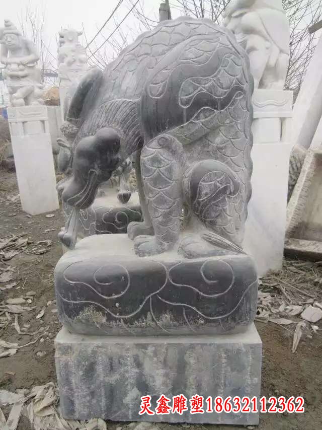 仿古吸水兽石雕