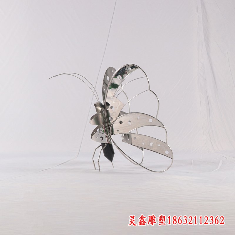 不锈钢蝴蝶镂空雕塑