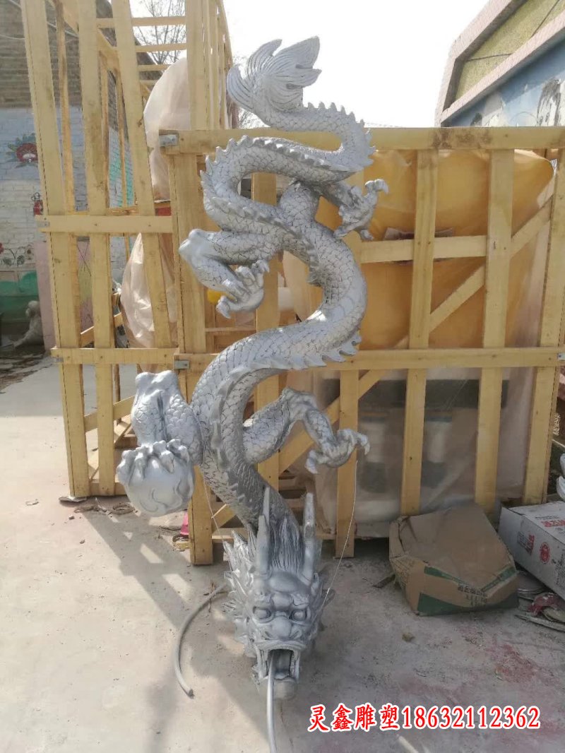 不锈钢龙雕塑