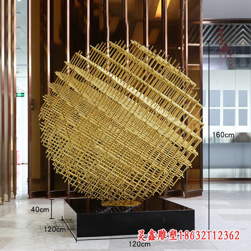 不锈钢筑梦空间雕塑