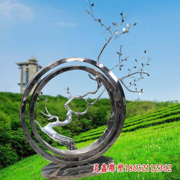 大型不锈钢造型雕塑