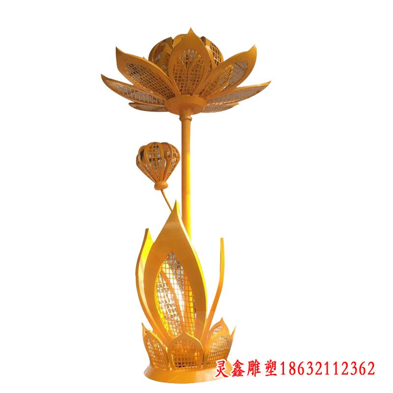 不锈钢植物雕塑