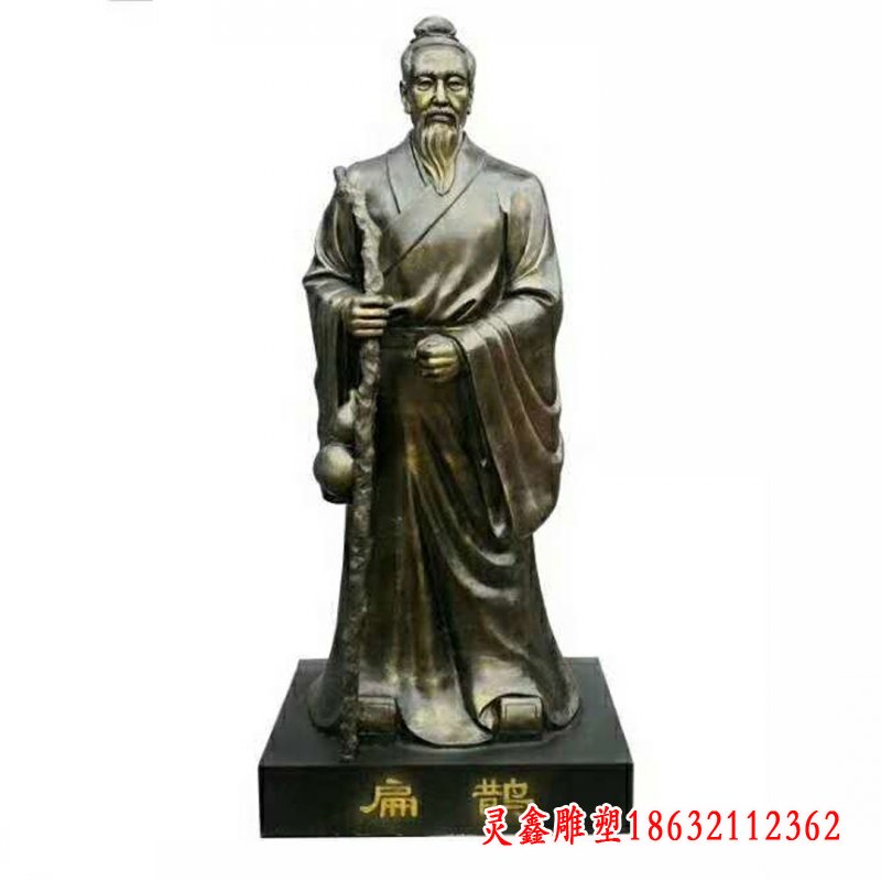扁鹊神医铜雕