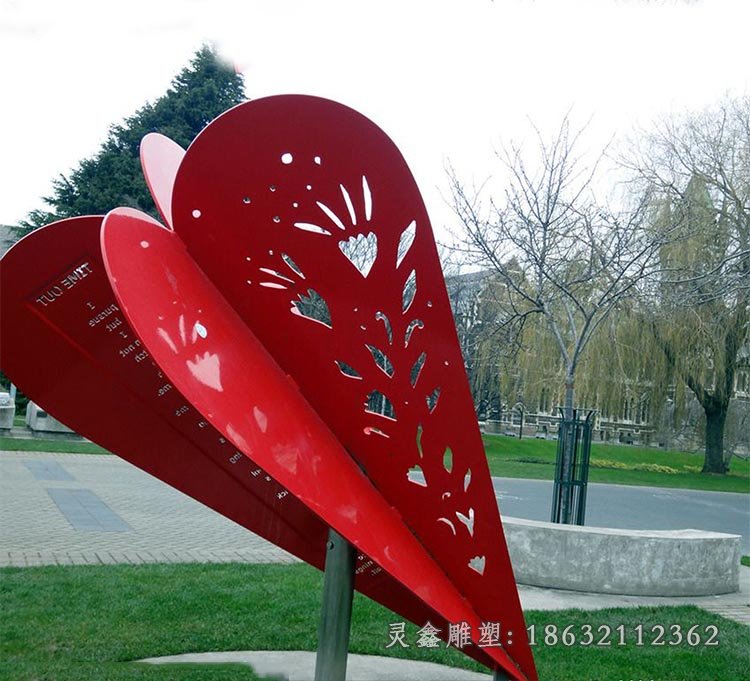 不锈钢彩绘景观雕塑 (34)