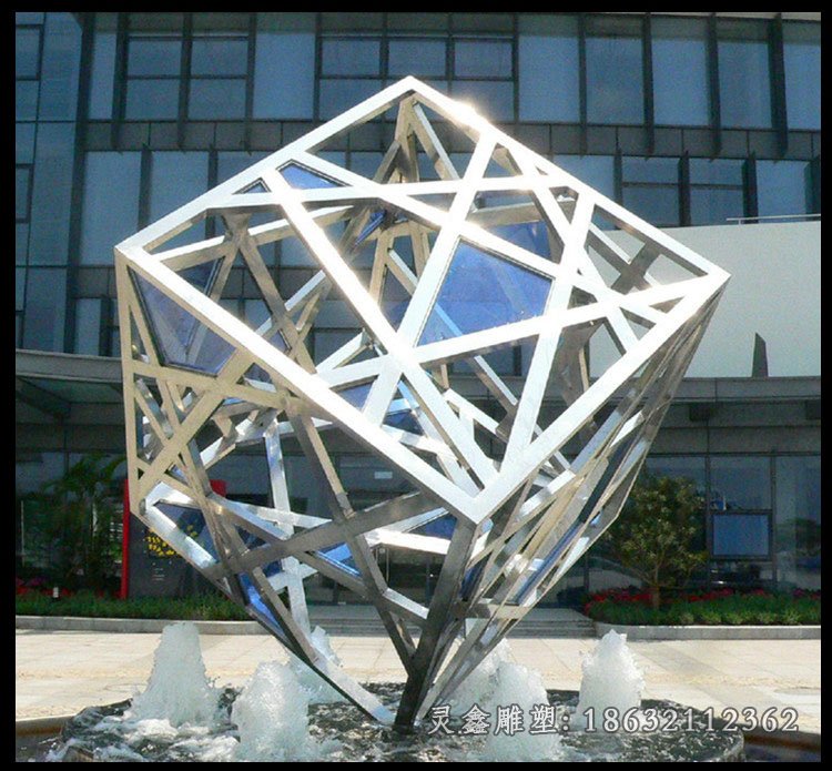 不锈钢广场景观雕塑 (41)