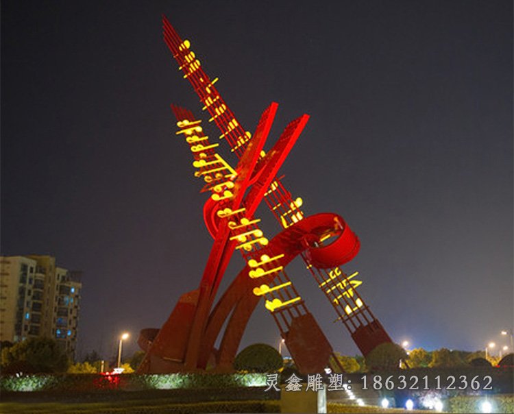 不锈钢广场景观雕塑 (73)