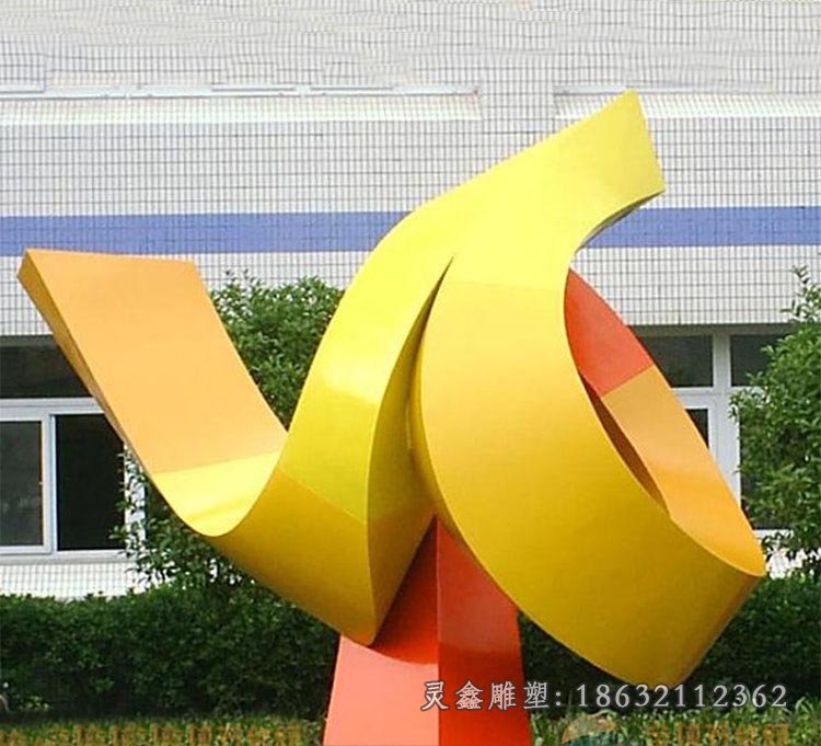 不锈钢广场景观雕塑 (82)