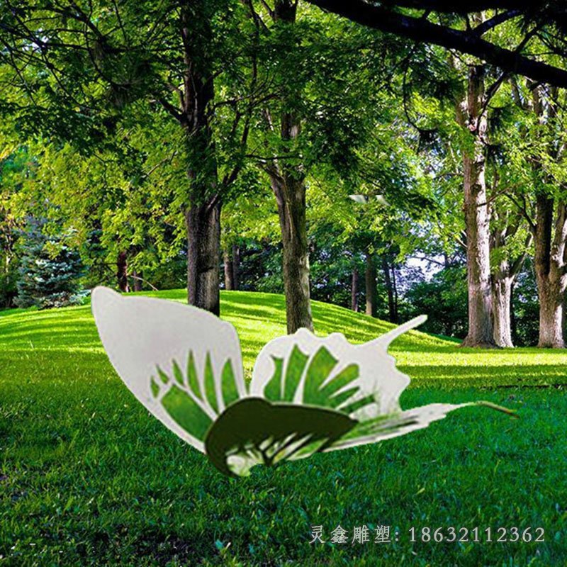 不锈钢蝴蝶雕塑 (11)