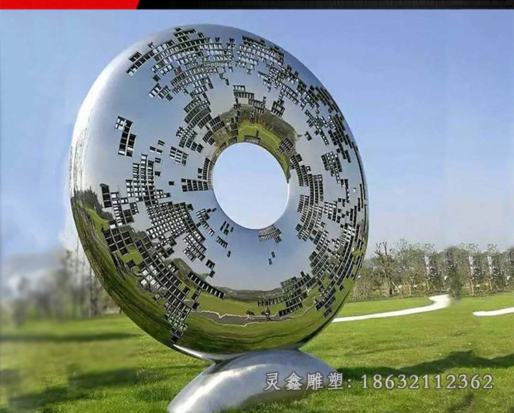 不锈钢数字城市雕塑