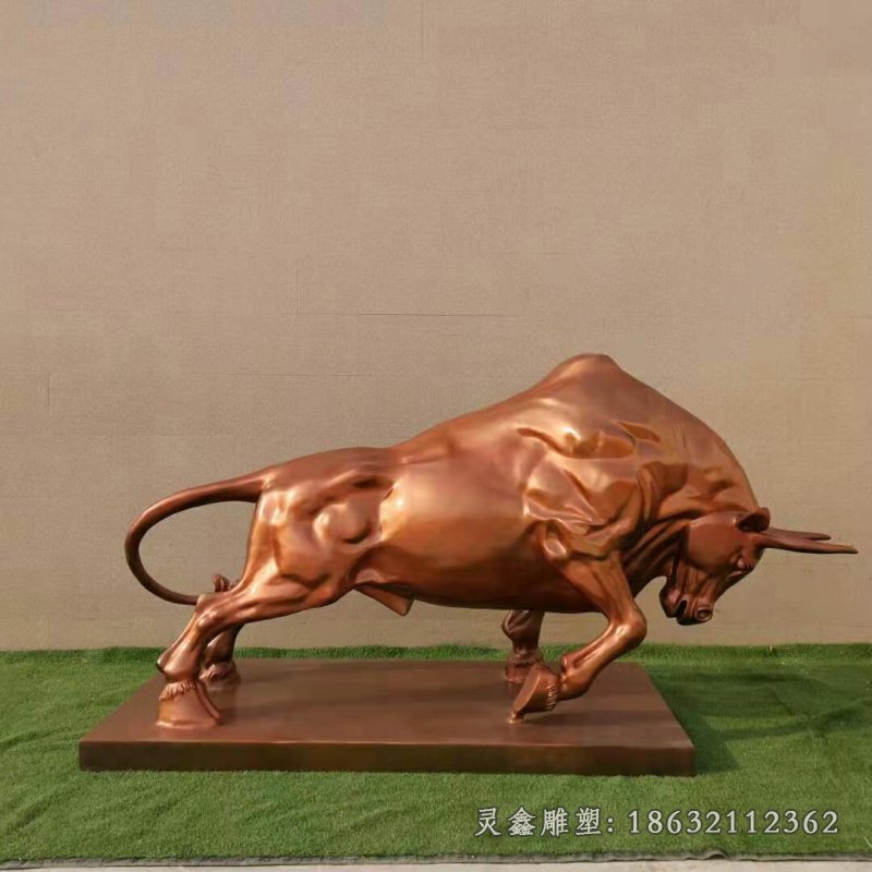 华尔街牛雕塑 (2)