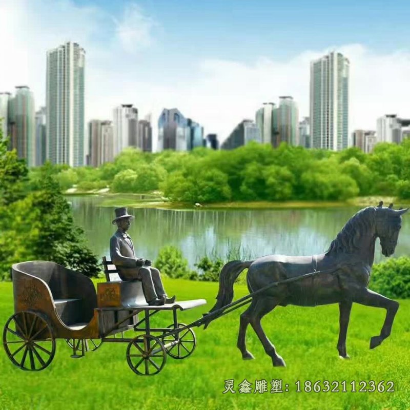 城市景区人物铜雕