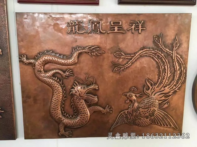龙浮雕城市动物雕塑