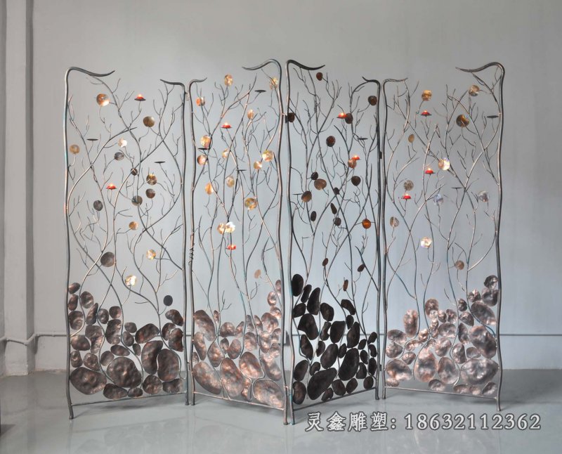 屏风 挂件壁饰 城市大型雕塑 园林大堂定制工艺品40777
