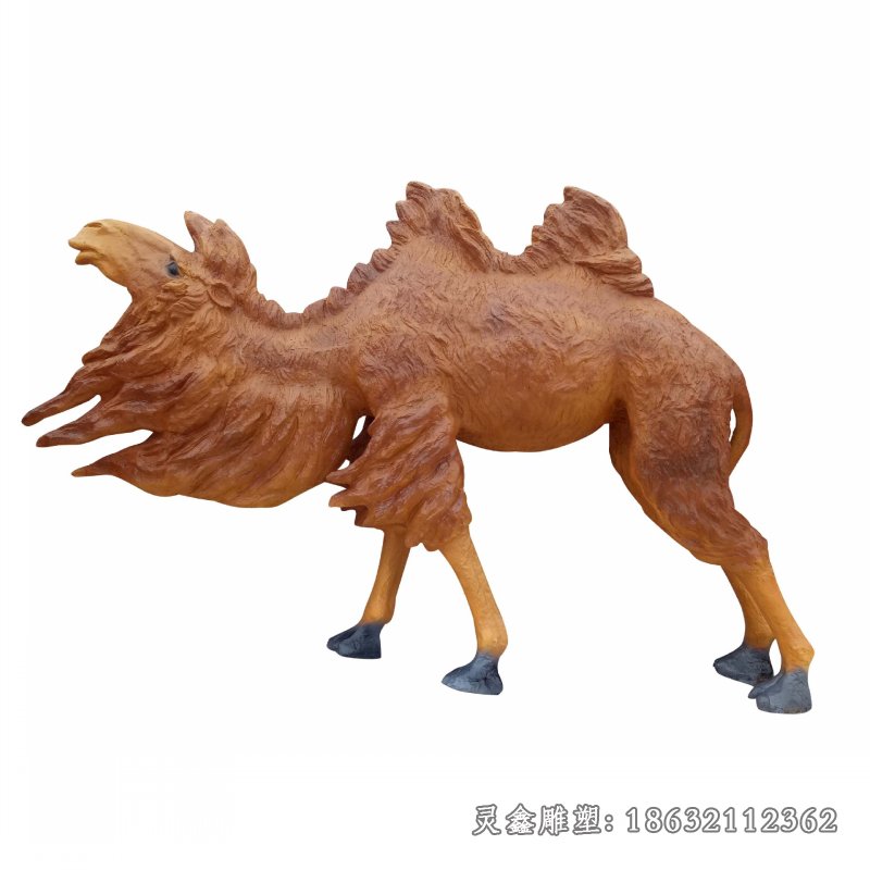 不锈钢骆驼雕塑