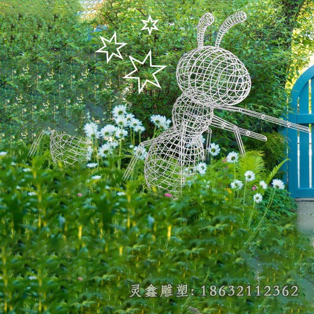 公园景观镂空蚂蚁雕塑 (4)