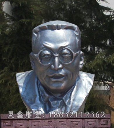 陶行知雕塑 历史名人雕塑头像 户外名人景观雕塑艺术品定制加工9540_看图王