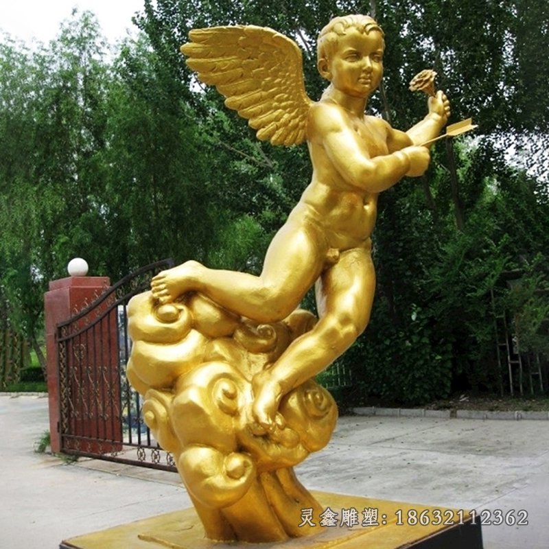 西方天使人物景观铜雕