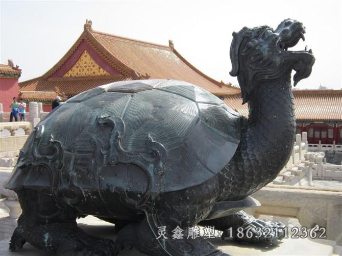 铜雕龙龟雕塑铜龙龟