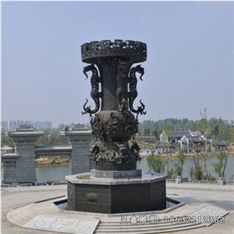 日晷城市文化铜雕