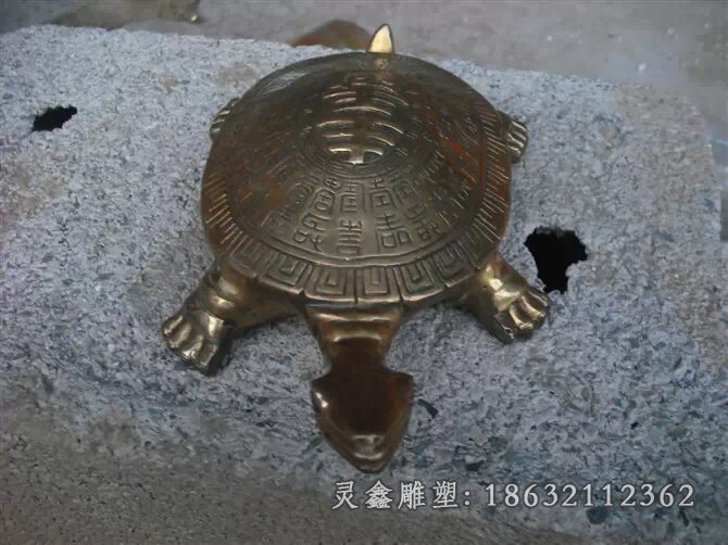铜雕乌龟，铸铜龟雕塑