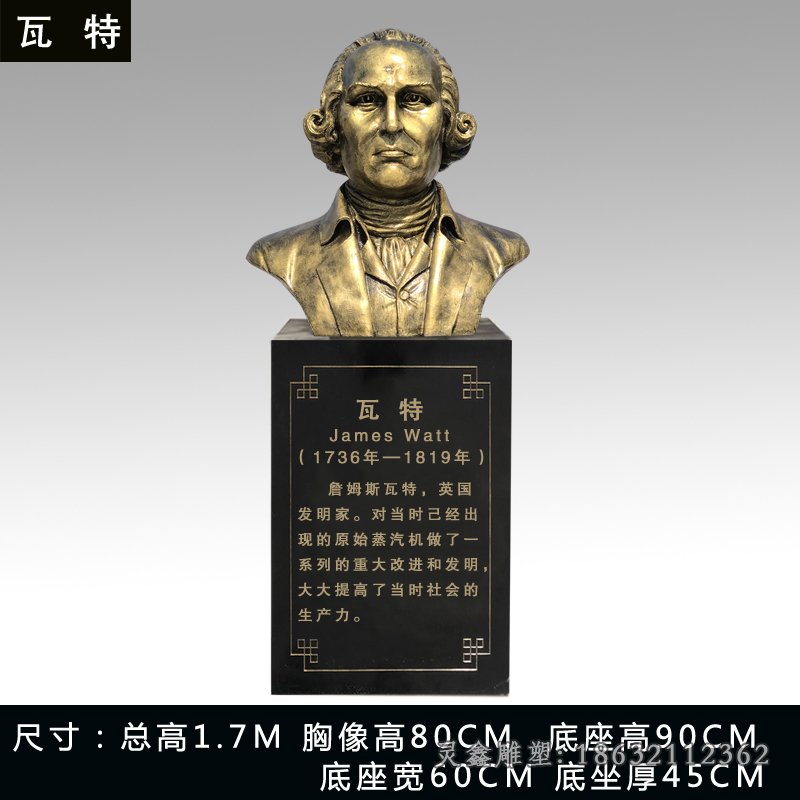 瓦特铜雕 (3)