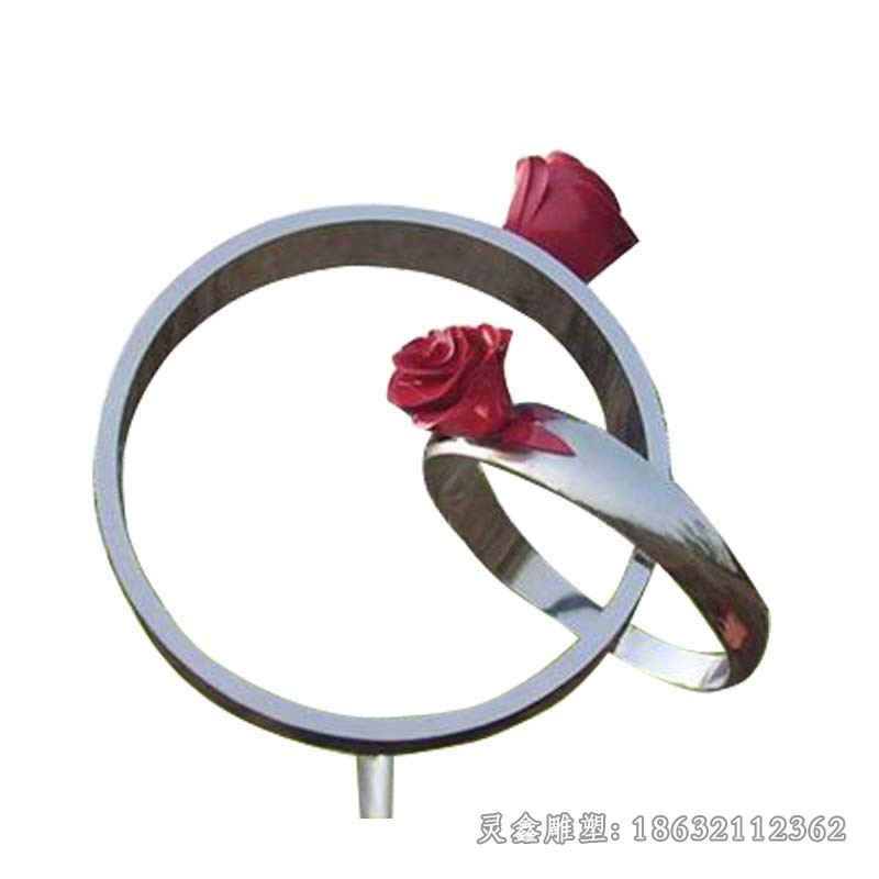 不锈钢戒指雕塑 (13)