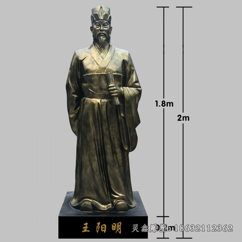 王阳明铜雕 (2)[1]