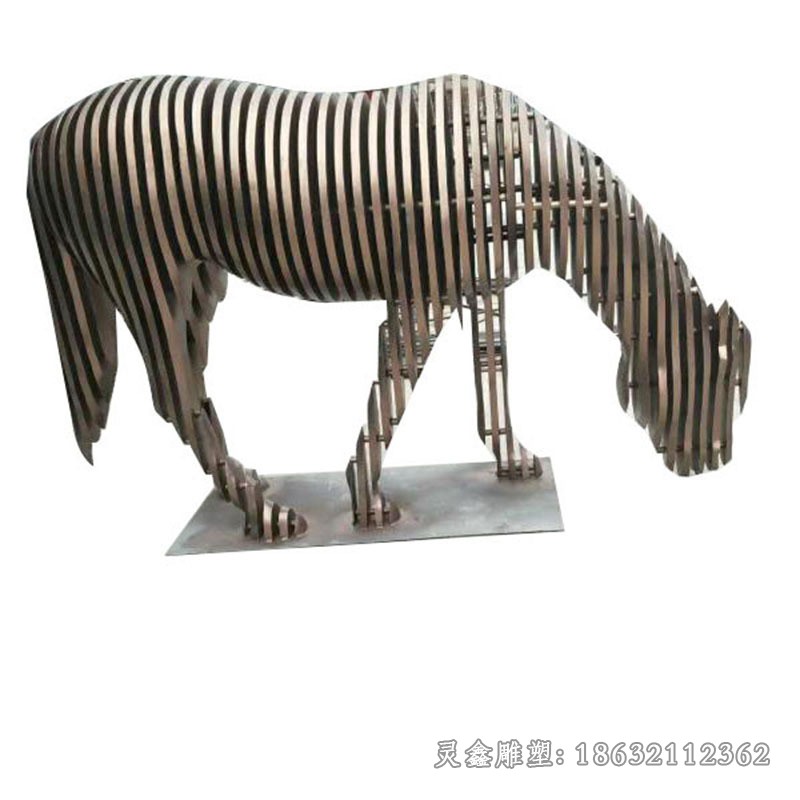 抽象骆驼广场不锈钢雕塑