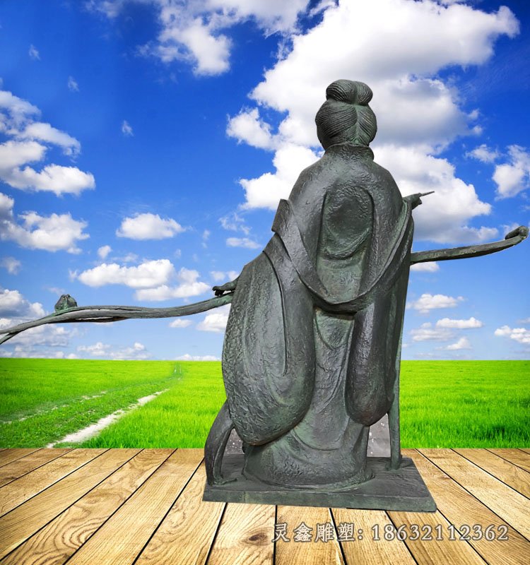 神话仙女城市景观铜雕