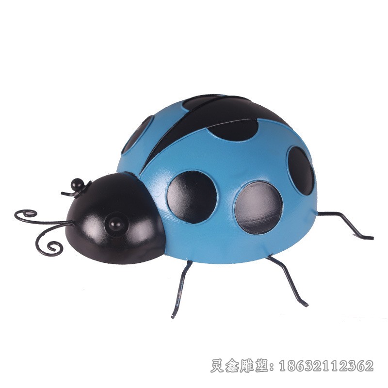 彩绘七星瓢虫广场不锈钢雕塑