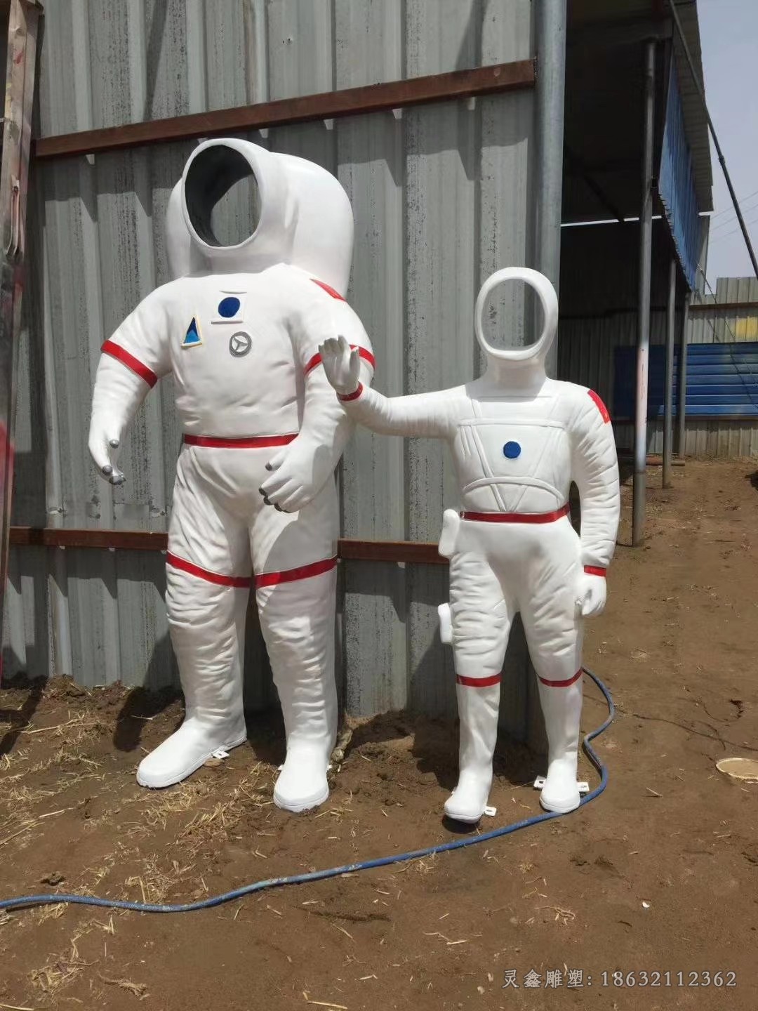 宇航员公园不锈钢雕塑