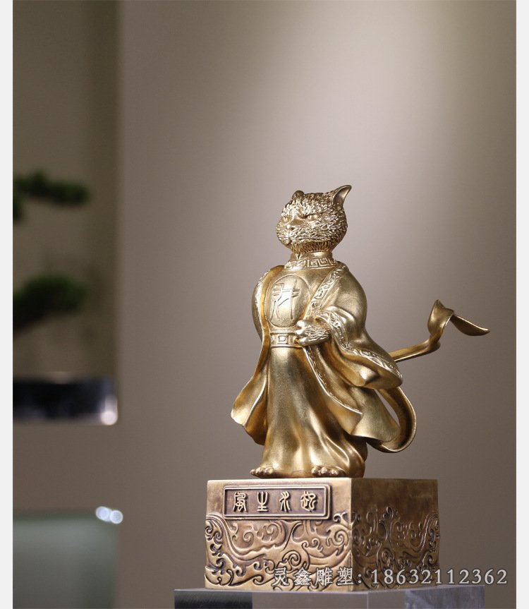 招财猫雕塑 (2)