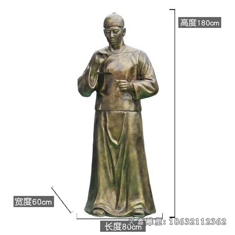 制作中药工艺流程人物铜雕 (1)
