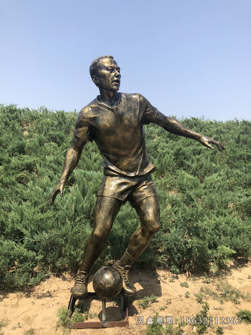 足球铜雕 (3)