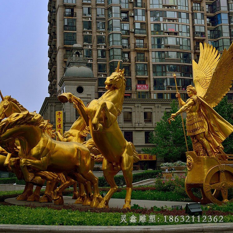 阿波罗小区景观铜雕