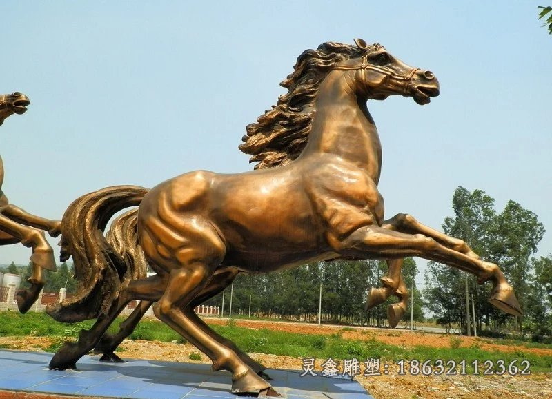 阿波罗战车铜雕 (15)