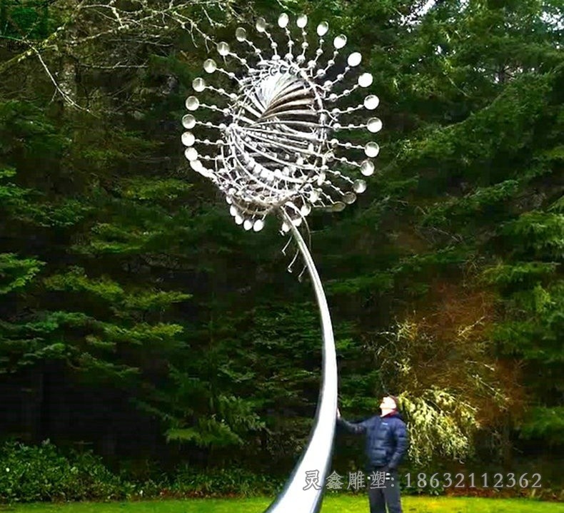 风动户外不锈钢雕塑