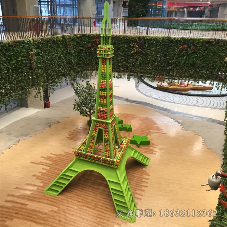 彩绘城市标志不锈钢景观雕塑