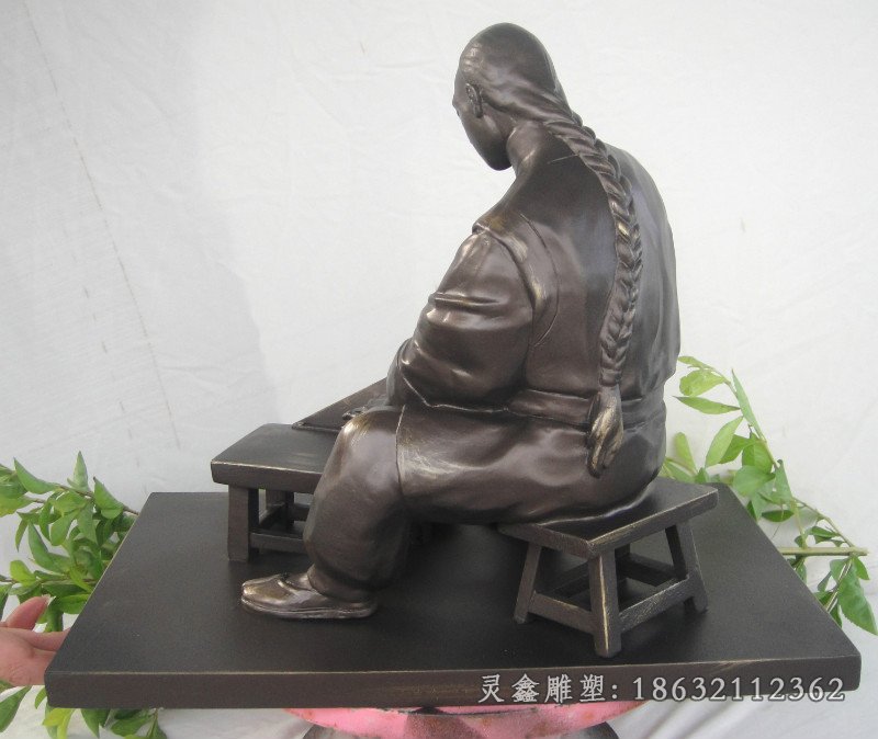 切面城市民俗景观铜雕