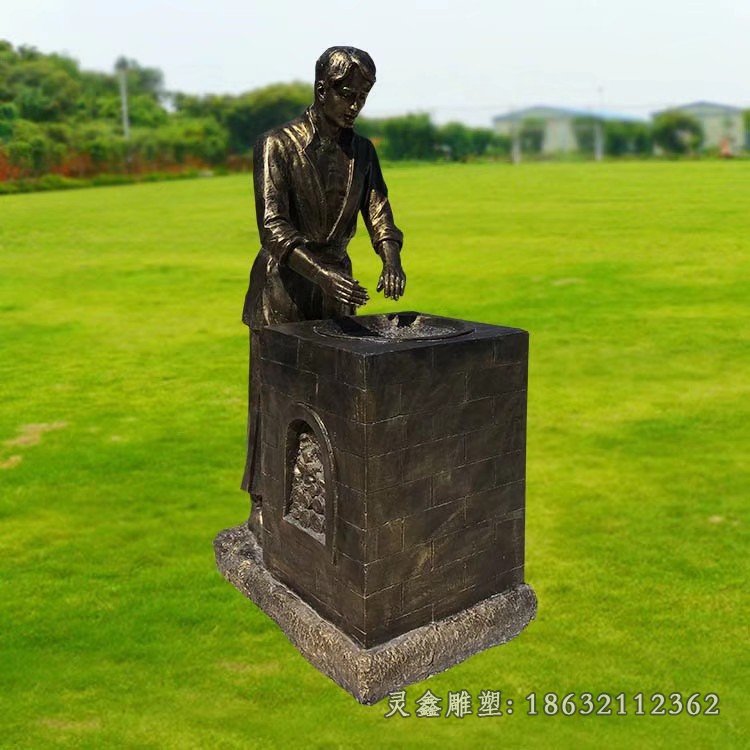 茶文化铜雕 (42)